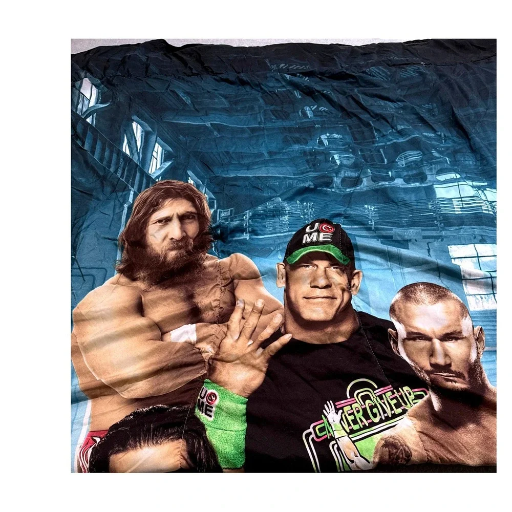 WWE Reversible Twin Comforter John Cena Roman Reigns Randy Orton Daniel Bryan
